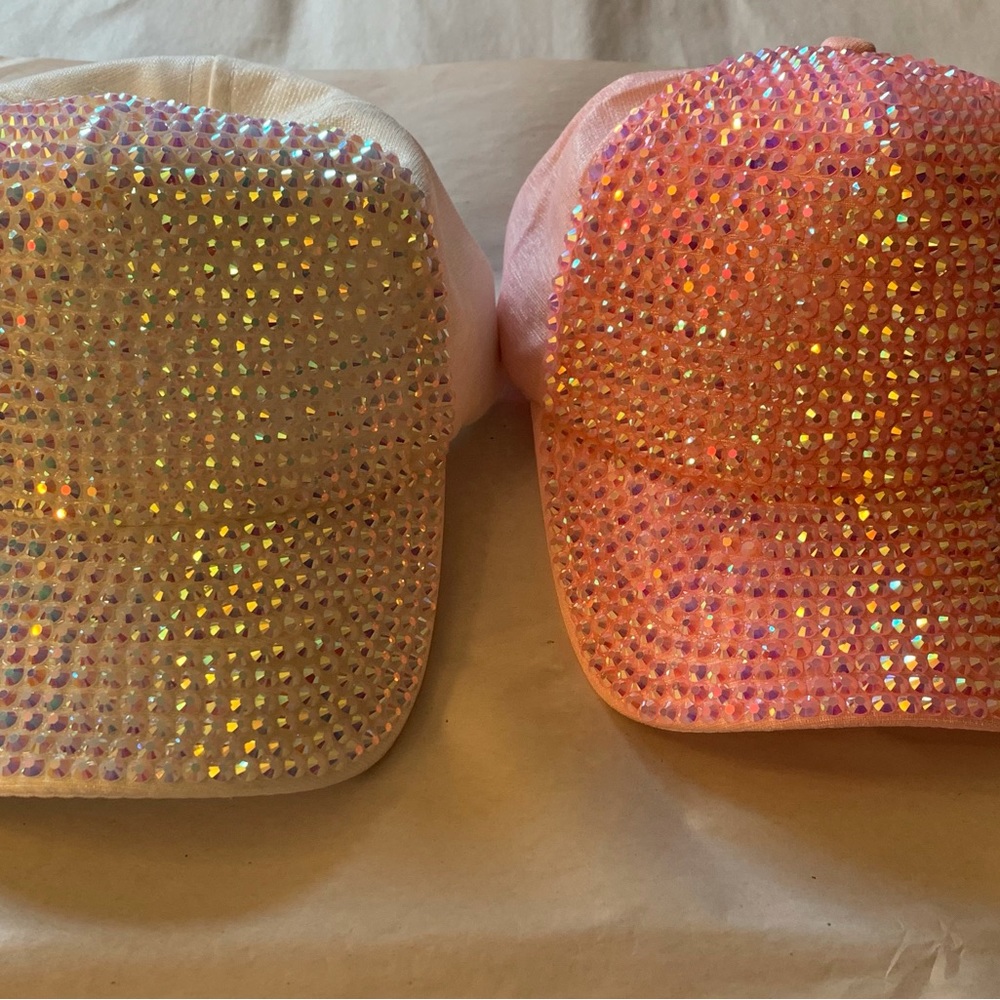 Casual cute rhinestone caps baseball